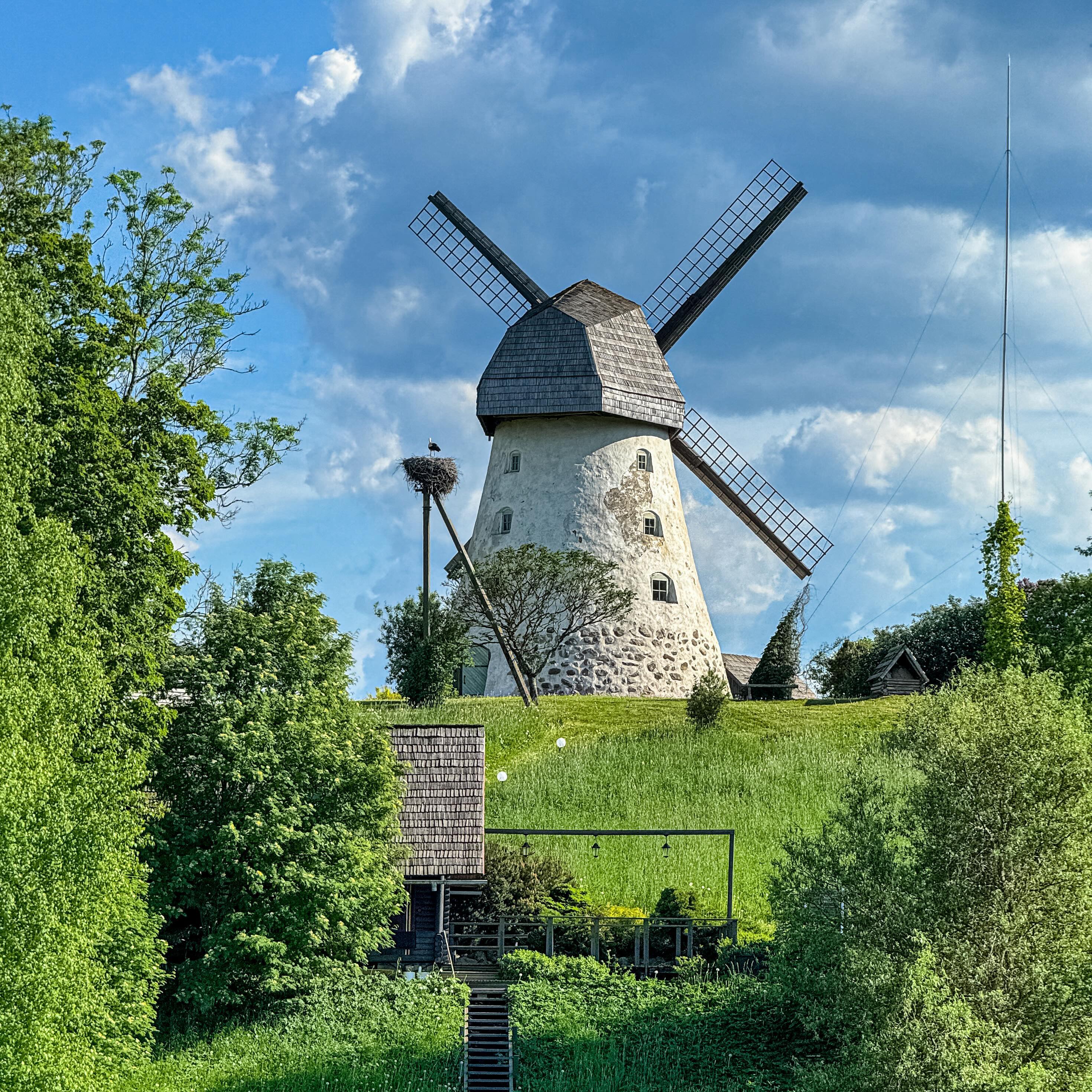 #latvia #windmill #nature