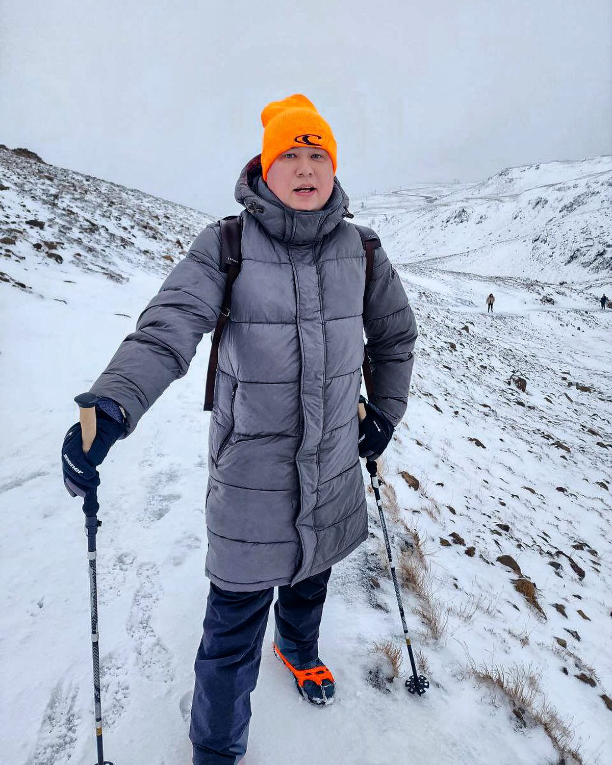 #iceland #winter #mountains #hiking