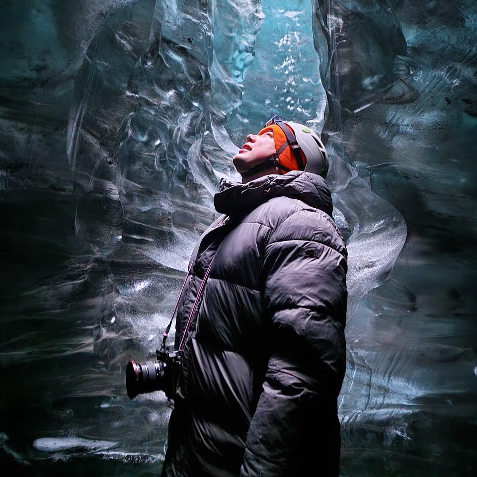 #glacier #cave #light